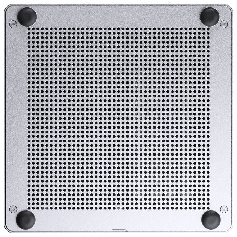 Jonsbo N10 kabinett Mini-ITX sølv aluminium vifte og kjølerom