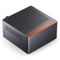 Jonsbo N10 Mini-ITX NAS-kabinett minitårn svart forfra