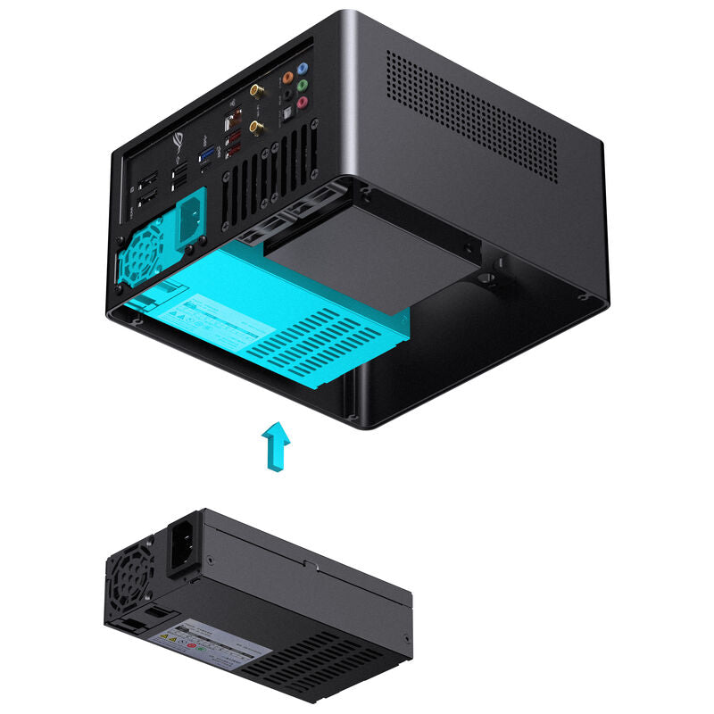 Jonsbo N10 Mini-ITX NAS-kabinett minitårn svart - Jonsbo