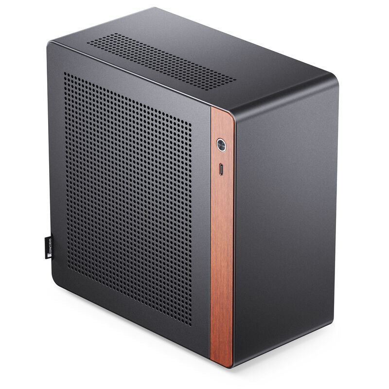 Jonsbo N10 Mini-ITX NAS-kabinett minitårn svart montert i system