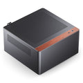 Jonsbo N10 NAS-kabinett Mini-ITX minitårn svart forfra