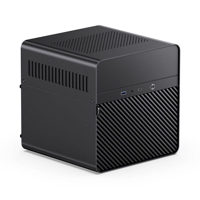 Jonsbo N2 Mini-ITX NAS kabinett svart forfra