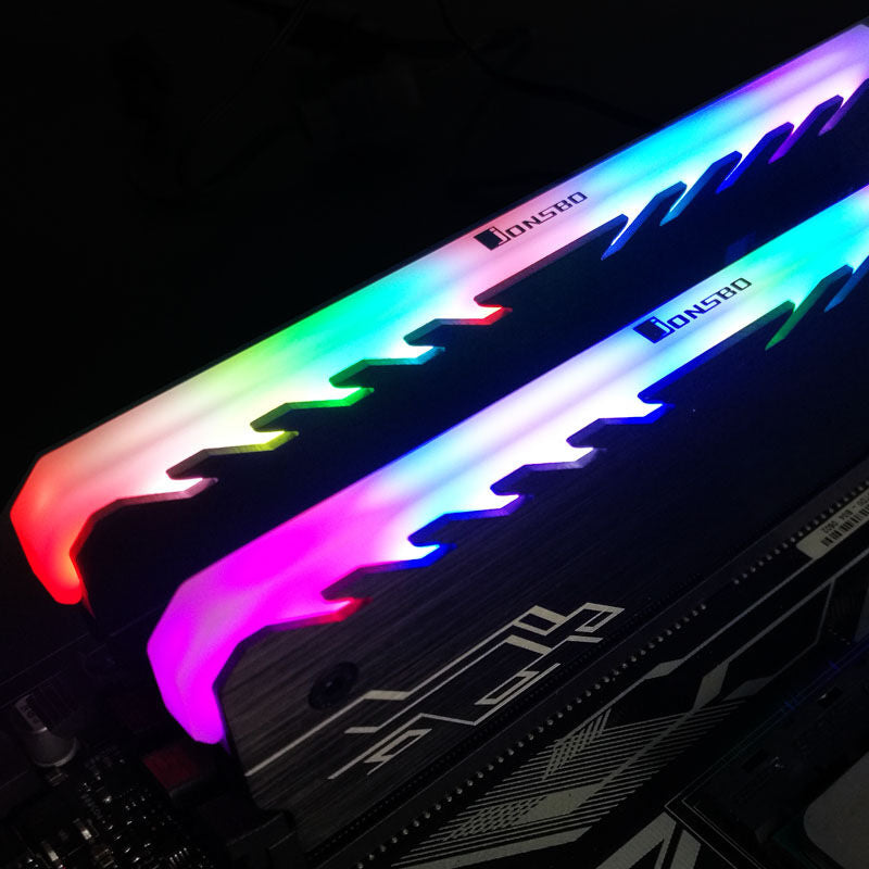 Jonsbo NC-1 RGB RAM-kjøler svart med monteringsmateriale