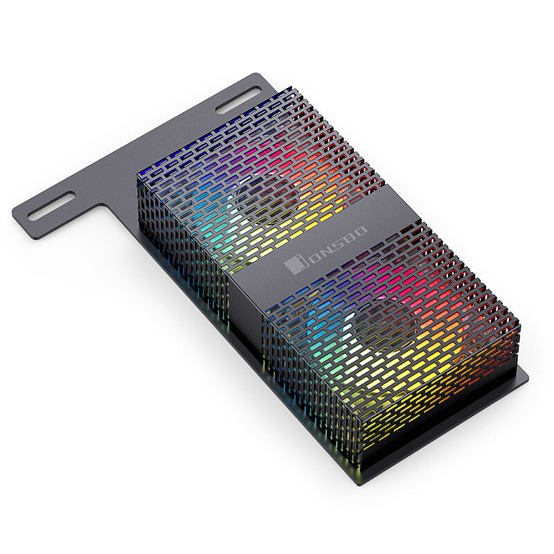Montert Jonsbo NF-2 RAM-kjøler ARGB hvit i PC