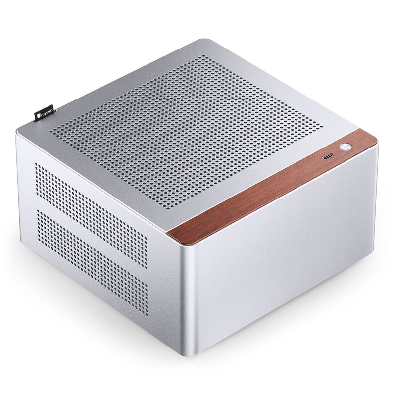 Jonsbo NV10 kabinett Mini-ITX kompakt svart forfra
