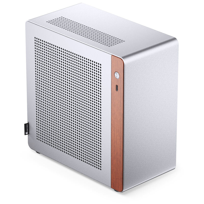Jonsbo NV10 kabinett Mini-ITX kompakt svart montert med komponenter