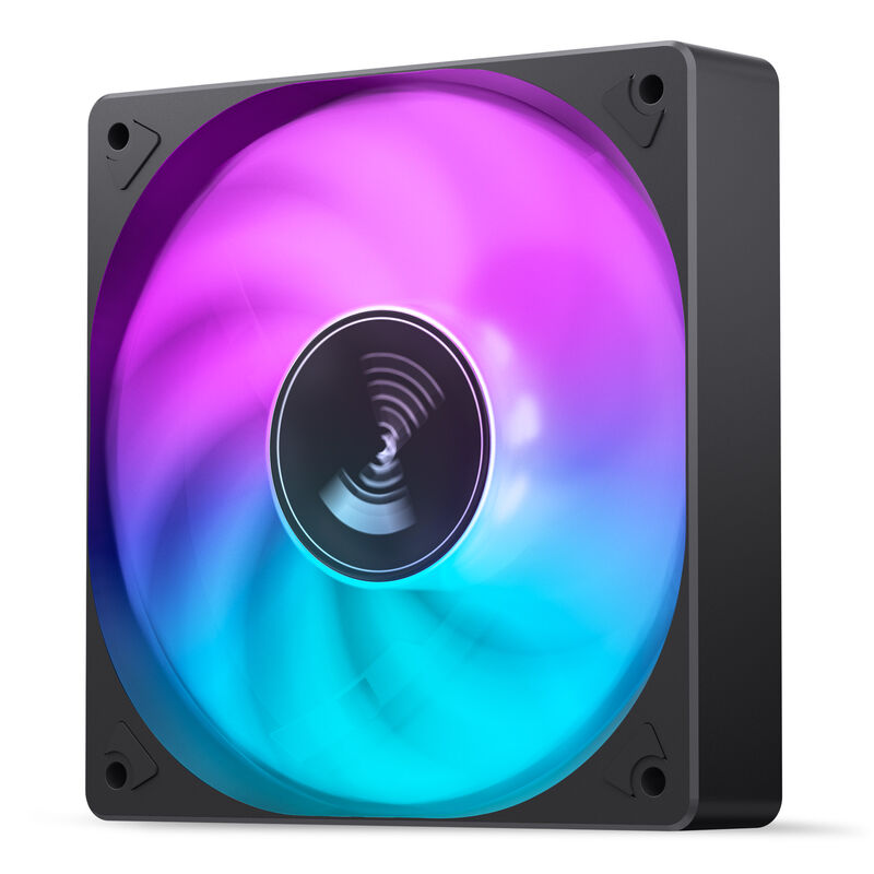 Detalj av Jonsbo SL-120C RGB vifte 120 mm PWM hvit