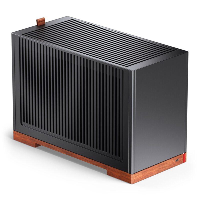 Detalj av Jonsbo T9 Black Mini-ITX kabinett PCIe 5.0 riserkabel svart