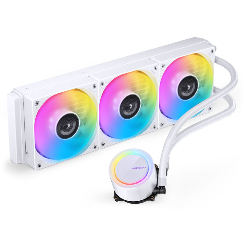Jonsbo TG-360 AIO vannkjøling 360 mm ARGB svart forfra