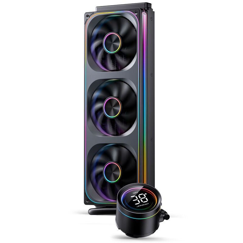 Jonsbo TH-360 AIO vannkjøling 360 mm ARGB segmentdisplay svart bakside