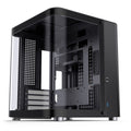 Jonsbo TK-1 2.0 kabinett Micro-ATX herdet glass svart forfra