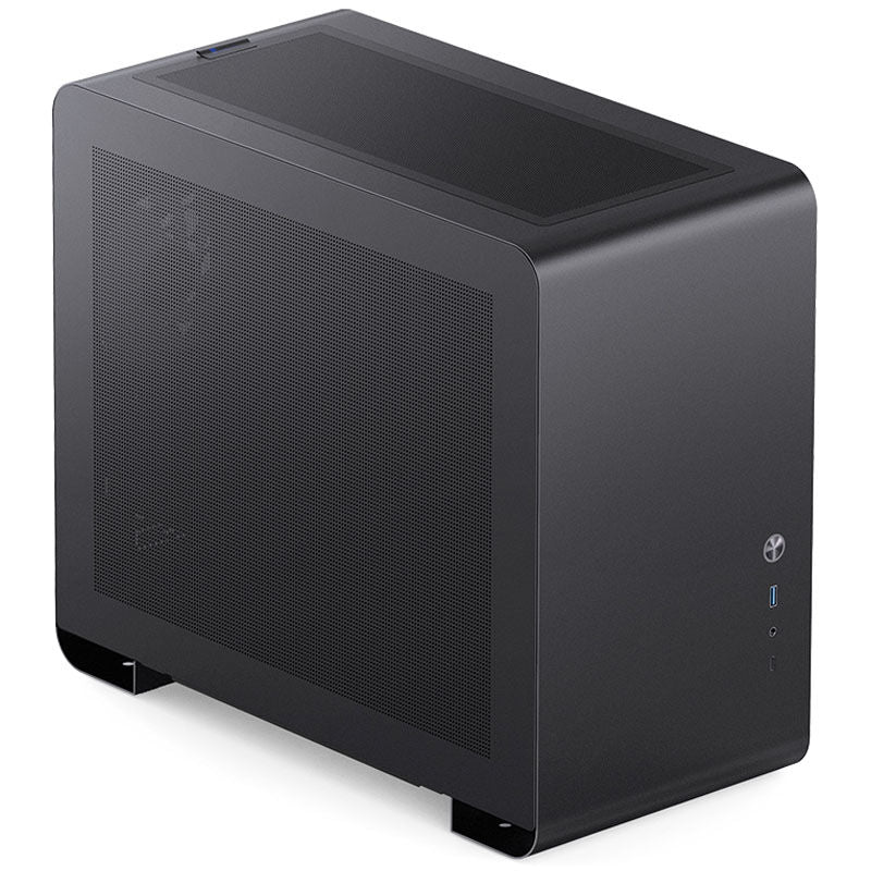 Jonsbo U4 Mini Mesh Micro-ATX kabinett svart bakside