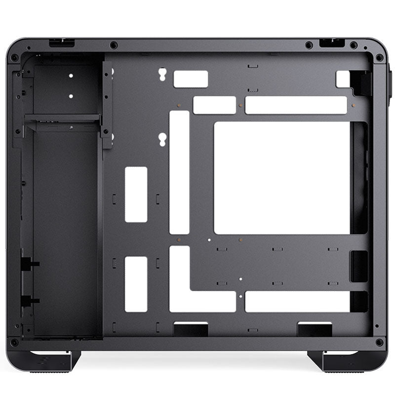 Jonsbo U4 Mini Mesh Micro-ATX kabinett svart nærbilde av I/O-porter