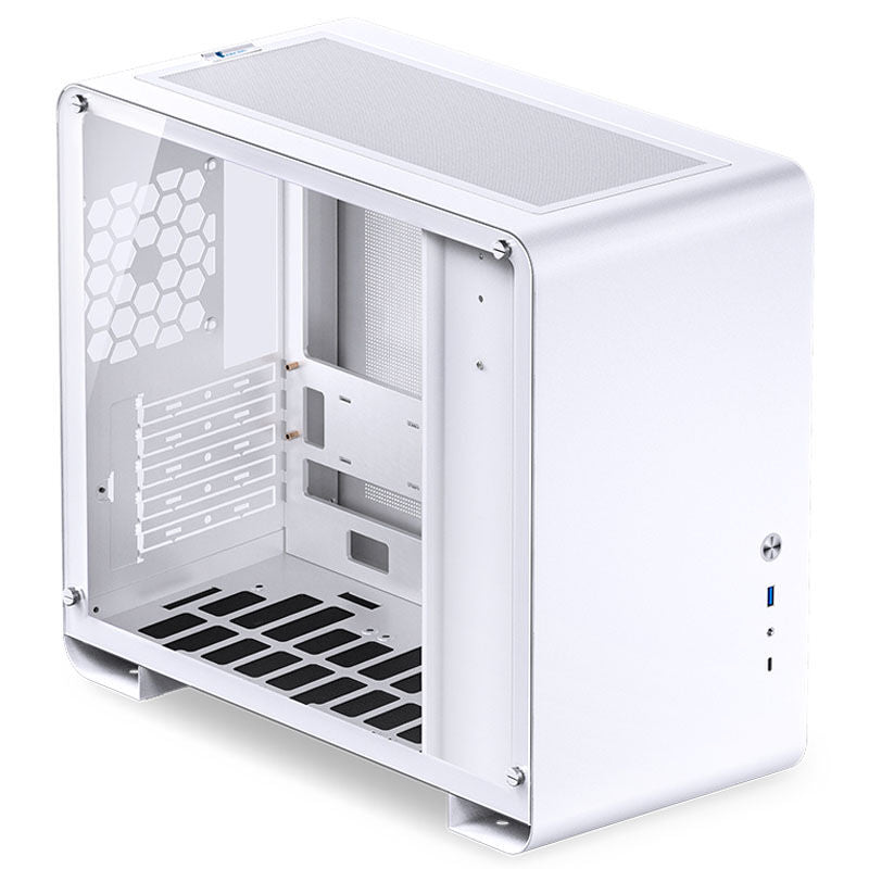 Jonsbo U4 Mini Micro-ATX kabinett herdet glass svart bakside