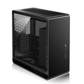 Jonsbo UMX6S E-ATX kabinett midtårn herdet glass svart forfra