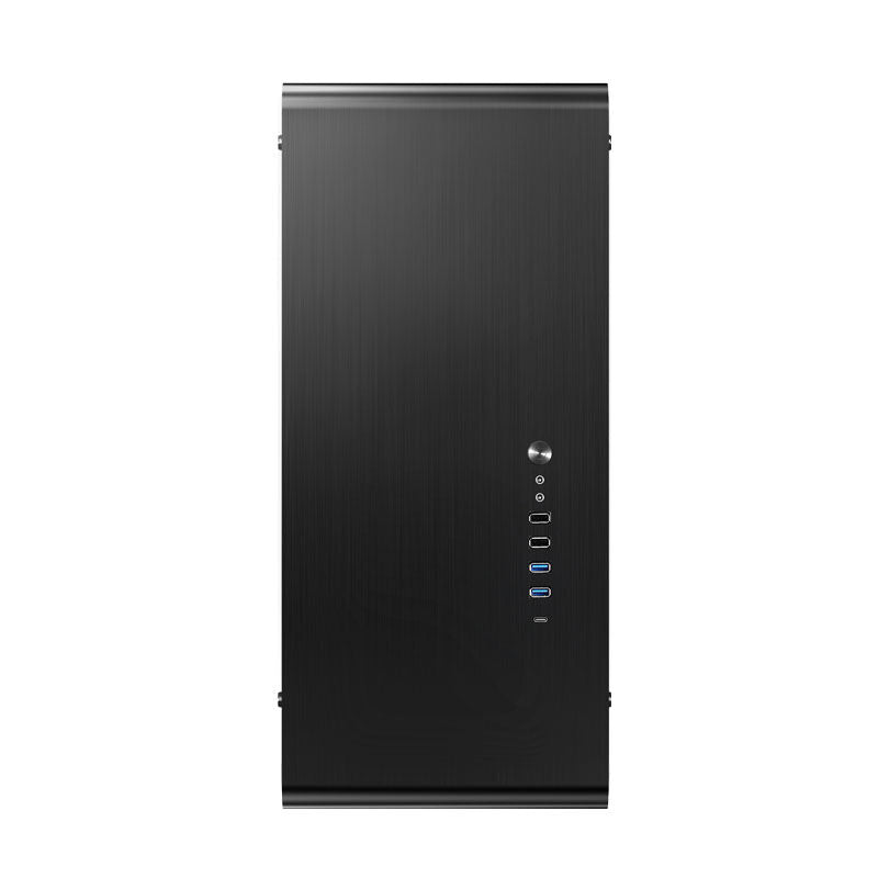 Jonsbo UMX6S E-ATX kabinett midtårn herdet glass svart detalj