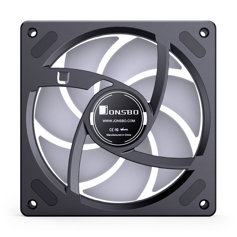 Jonsbo ZB-120 ARGB PWM vifte 120 mm svart vifteblader