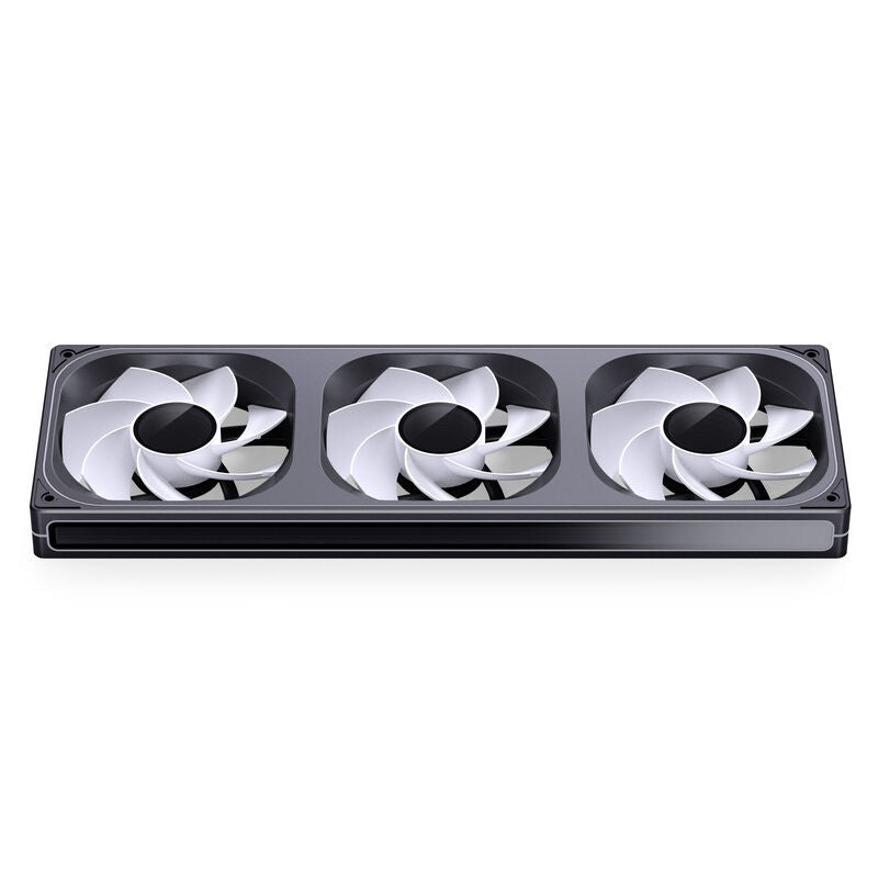 Jonsbo ZB-360 Reverse Blade PWM ARGB vifte 360 mm hvit nærbilde av rotorblader