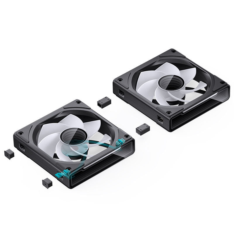 Jonsbo ZK-120BR ARGB Reverse Blade PWM vifte med ARGB-lys