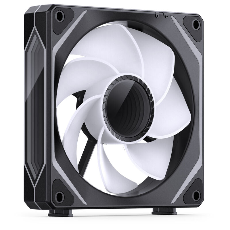 Detalj av Jonsbo ZL-120BR reverse vifte 3-pakk 120 mm PWM ARGB svart