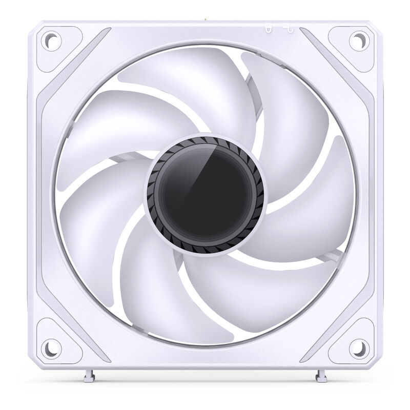 Sideprofil av Jonsbo ZL-120W PWM ARGB vifte 3-pack 120 mm hvit
