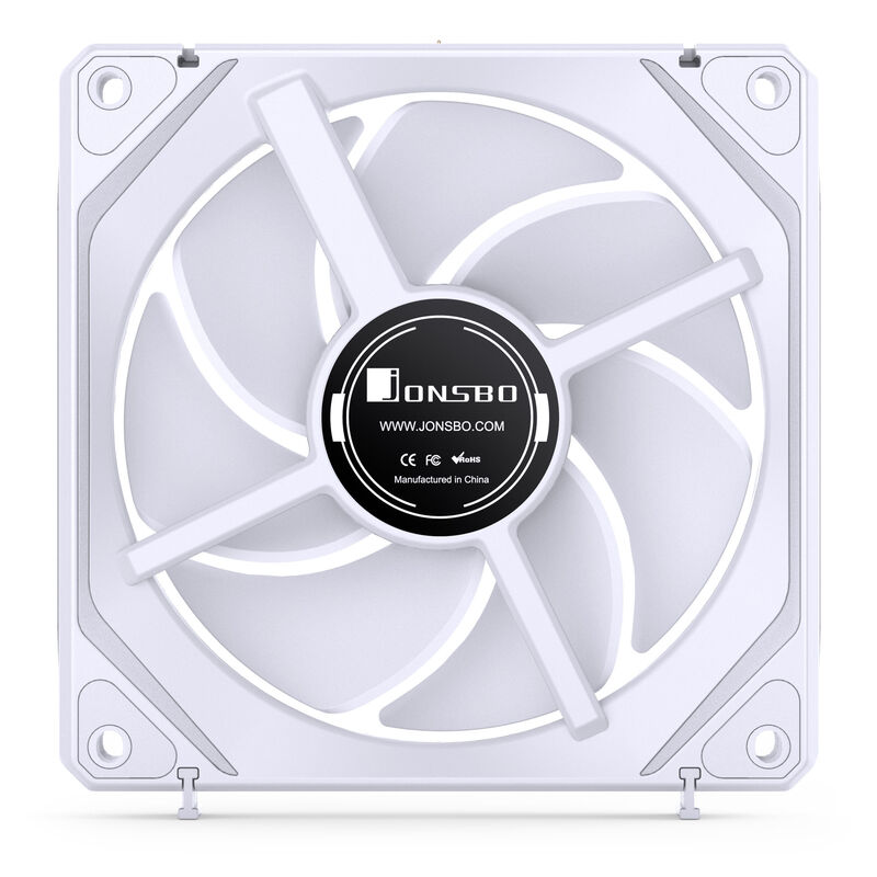 Jonsbo ZL-120W PWM ARGB vifte 3-pack 120 mm hvit lysdetalj