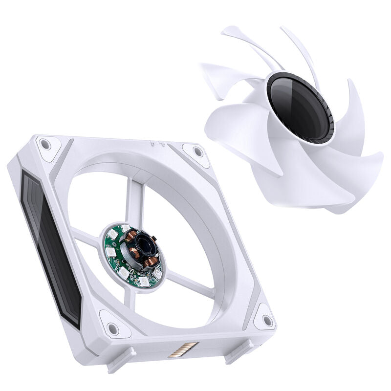 Jonsbo ZL-120W PWM ARGB vifte 3-pack 120 mm hvit emballasje