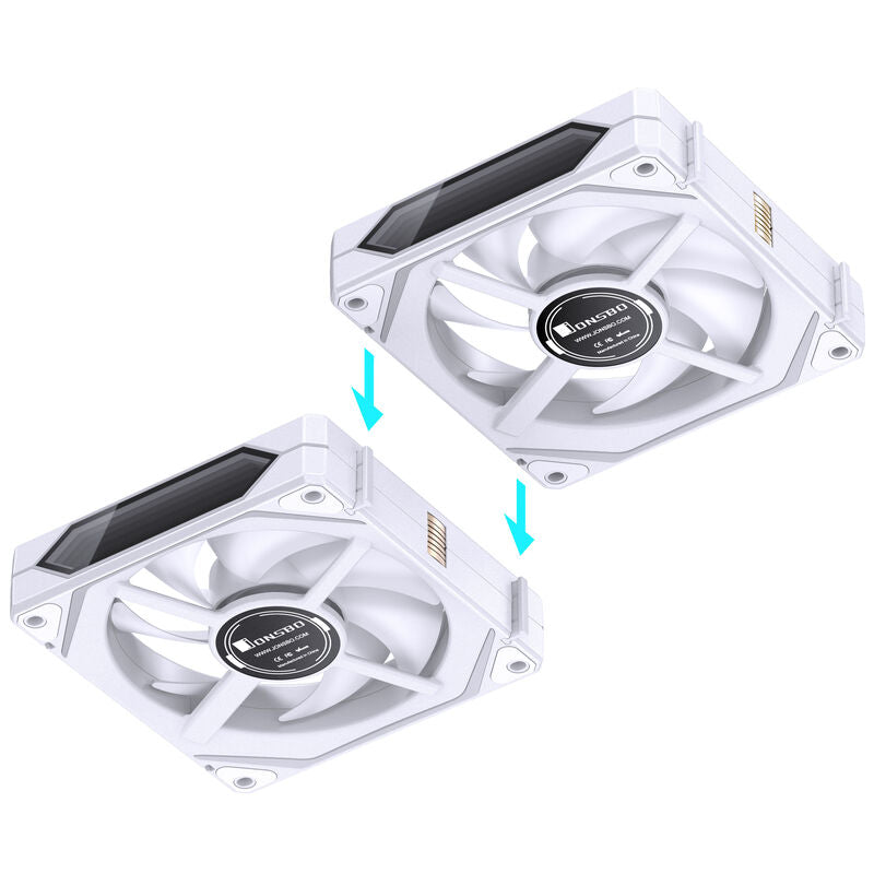 Jonsbo ZL-120WR Reverse Blade PWM ARGB vifte 3-pack 120 mm - Jonsbo