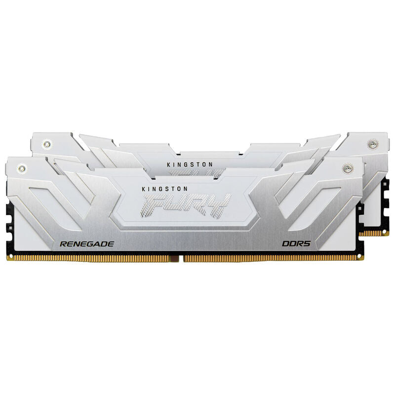 Kingston Fury Renegade DDR5-8400 CL40 CUDIMM RAM 48 GB hvit bakside