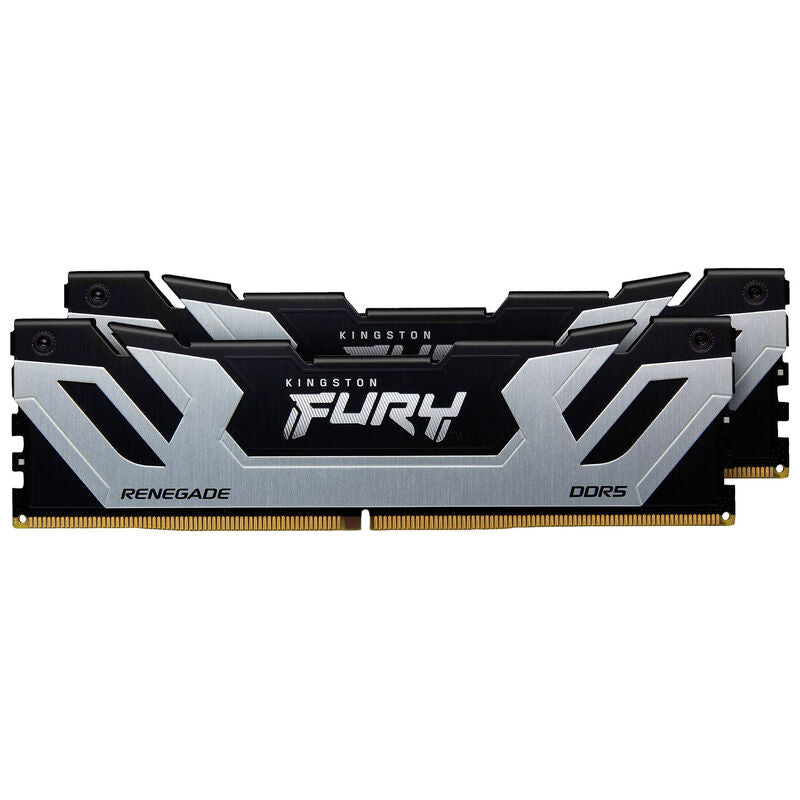 Kingston Fury Renegade DDR5-8400 CL40 CUDIMM RAM 48 GB sølv bakside