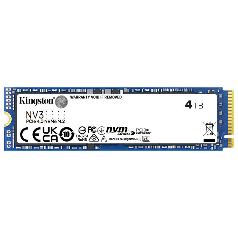 Kingston NV3 NVMe SSD 4 TB PCIe 4.0 M.2 2280 bakside