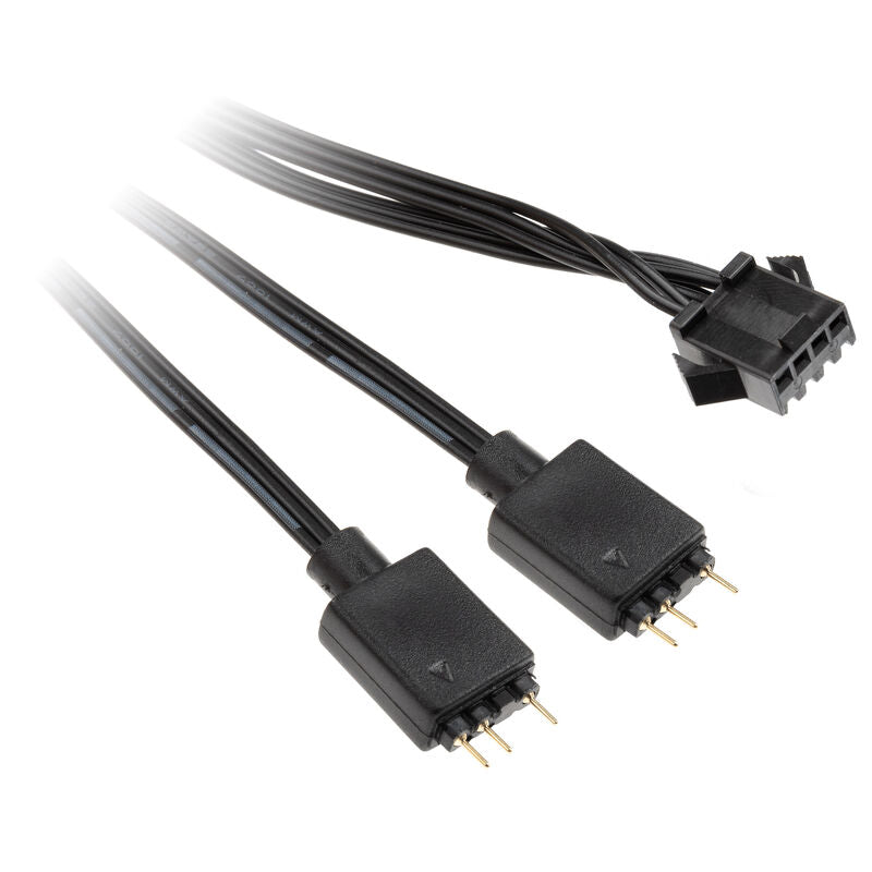 Kolink 4-pin vifte til 3-pin 5V ARGB kabeladapter forfra