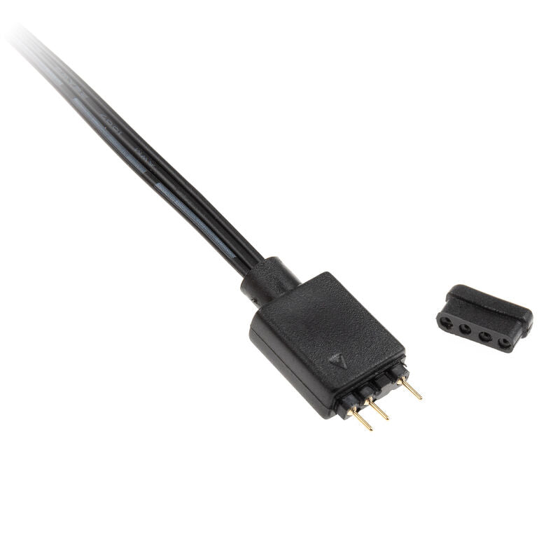 Kolink 4-pin vifte til 3-pin 5V ARGB kabeladapter montert