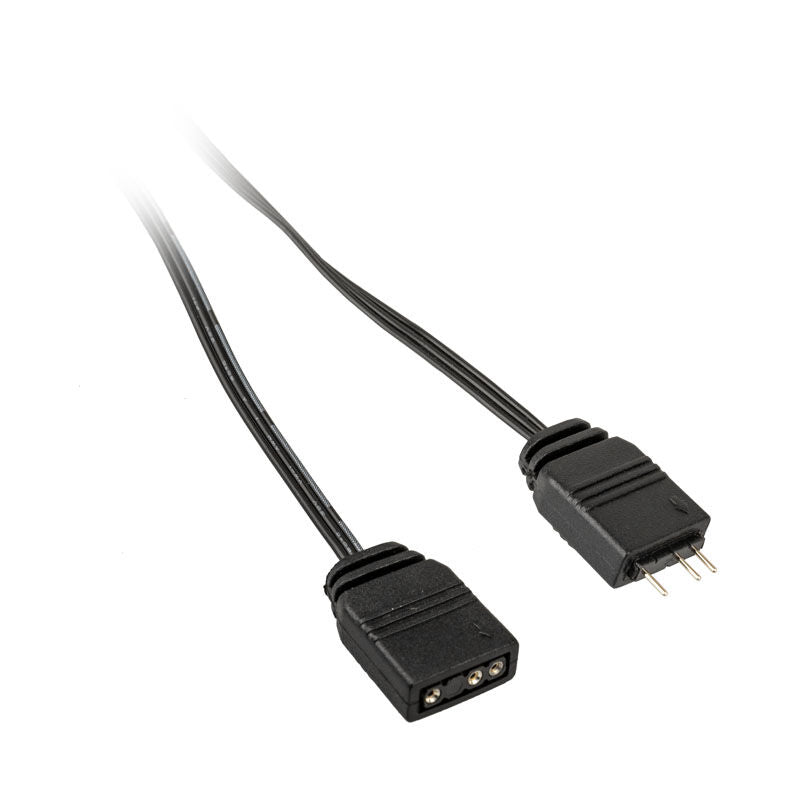 Kolink ARGB 3-pin skjøtekabel 50 cm svart forfra