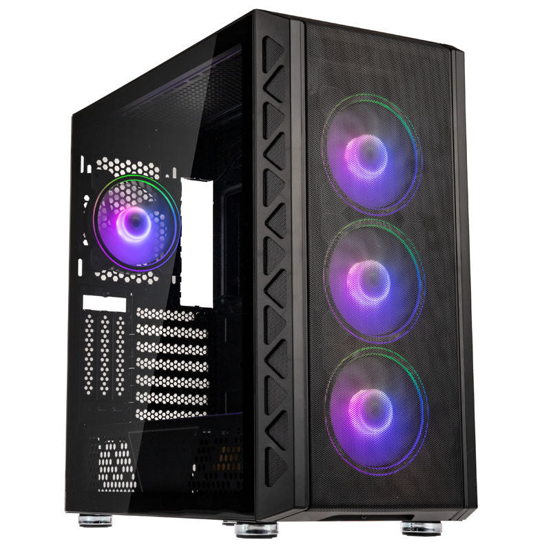Kolink Citadel Mesh ATX ARGB kabinett midtårn E-ATX svart forfra