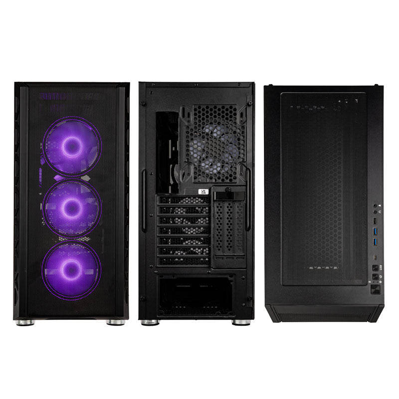 Kolink Citadel Mesh ATX ARGB kabinett med ARGB vifter montert