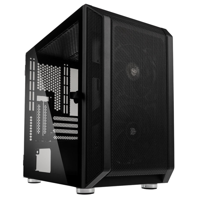 Kolink Citadel Mesh Micro-ATX kabinett herdet glass svart forfra