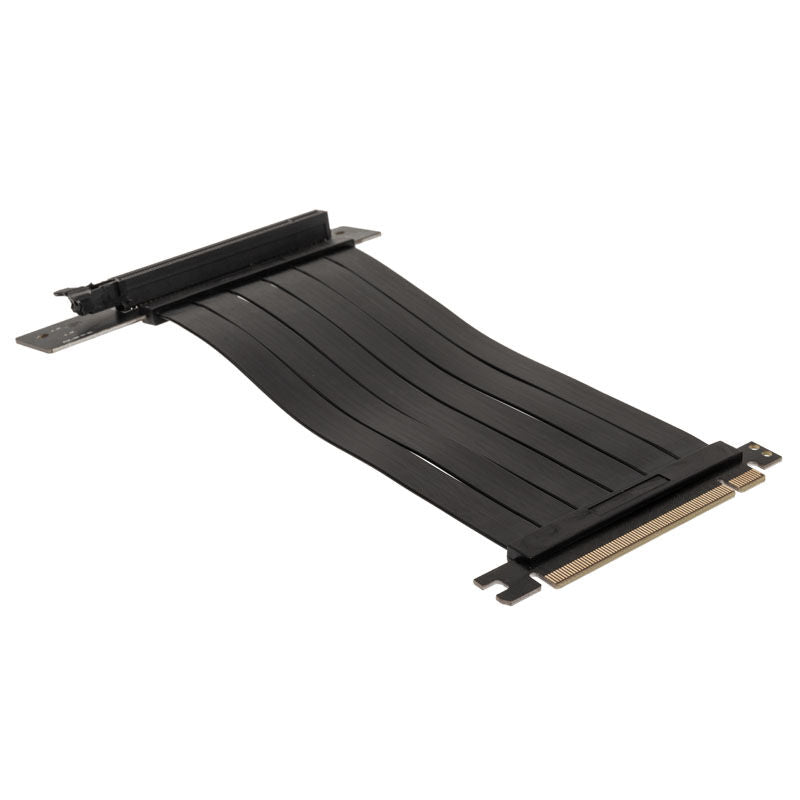 Kolink GPU Mounting Kit vertikal GPU-brakett nærbilde av riser-kabel