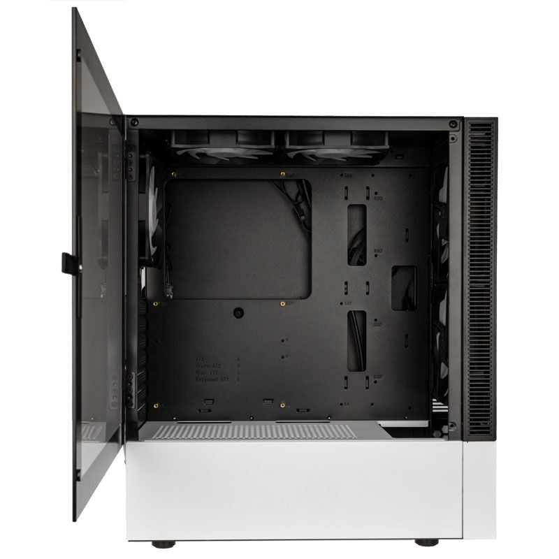 Kolink Observatory MX Mesh ARGB kabinett sidepanel i herdet glass forfra