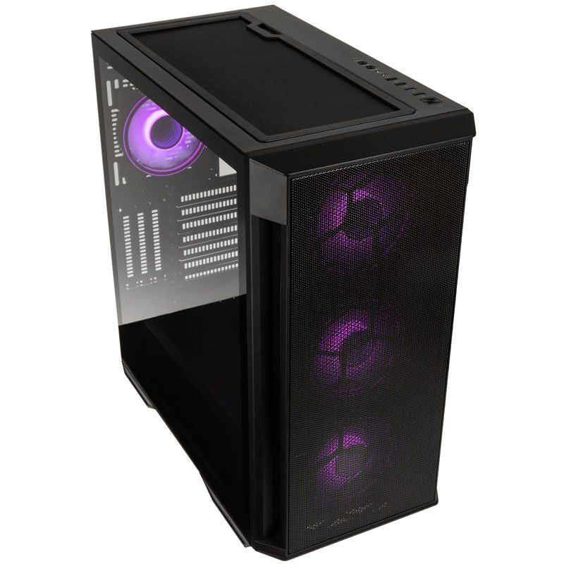Kolink Observatory Z Mesh ARGB kabinett bakside med ventilasjon