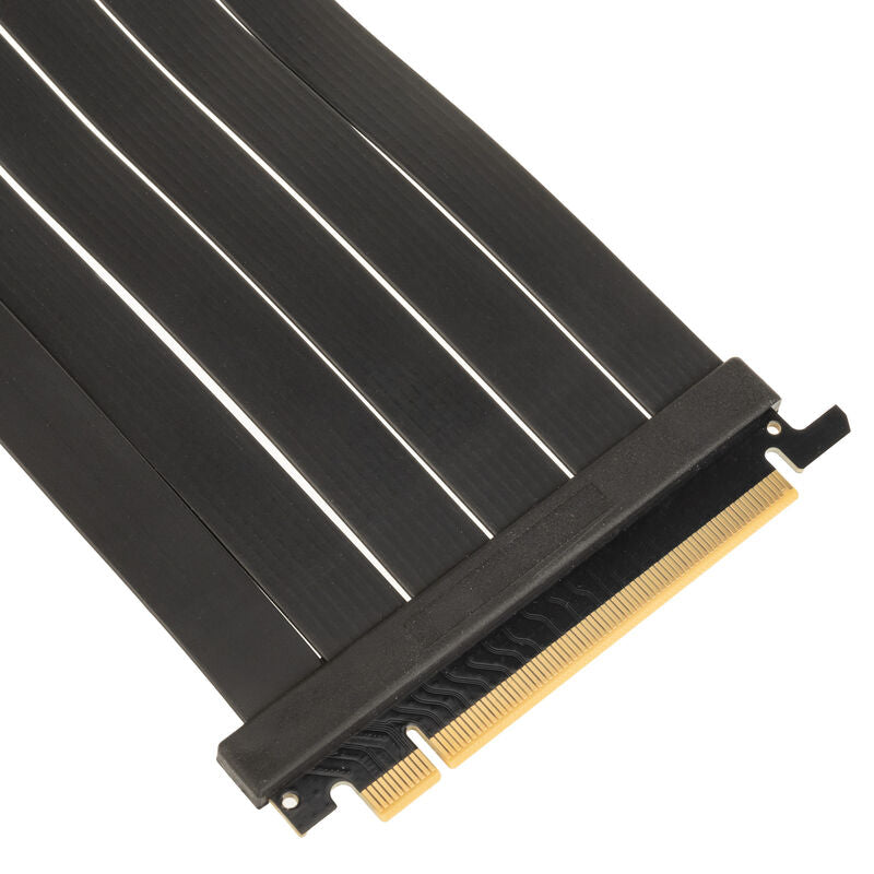 Kolink PCIe 5.0 riserkabel 180 grader x16 svart detalj av kontakt