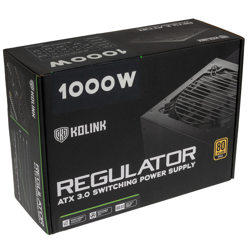 Kolink Regulator strømforsyning 1000 W emballasje