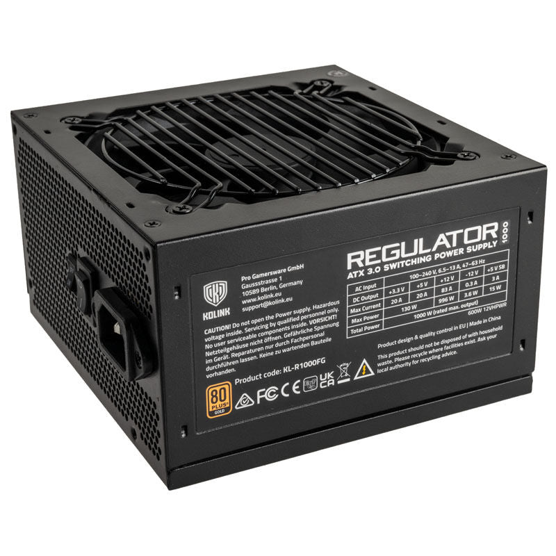 Kolink Regulator strømforsyning 1000 W front