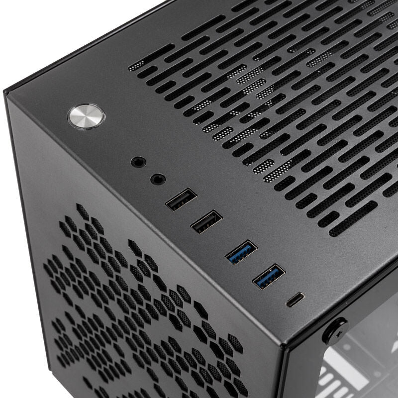 Kolink Rocket Heavy Mini-ITX kabinett montert med Alpenföhn Gletscherwasser 240 AIO