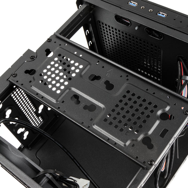 Bakre vifte på Kolink Satellite Mini-ITX kubekabinett Micro-ATX svart
