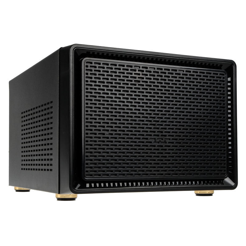 Kolink Satellite Mini-ITX kubekabinett Micro-ATX svart forfra