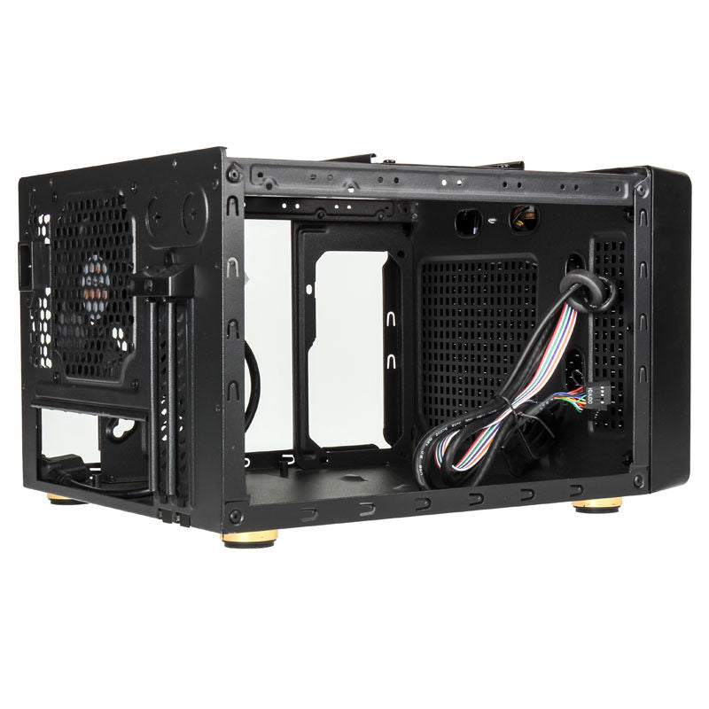 Kolink Satellite Mini-ITX kubekabinett Micro-ATX svart montert med komponenter