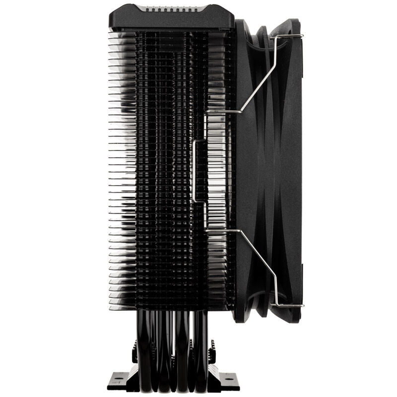 Detalj av heatpipes på Kolink Umbra EX180 ARGB