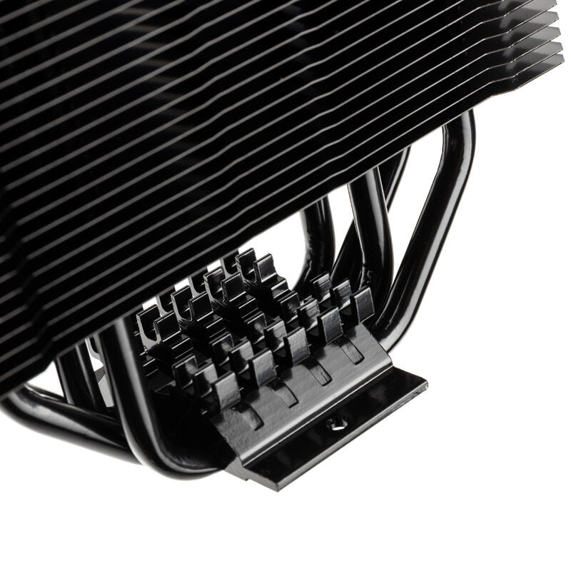 Oversikt over Kolink Umbra EX180 Black Edition CPU-kjøler i svart design