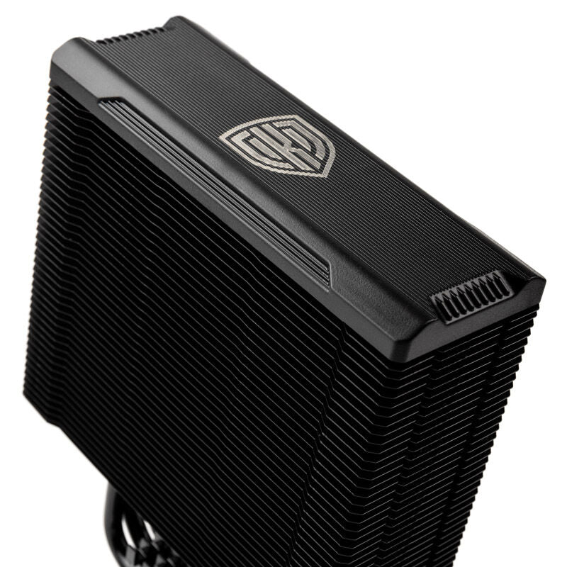 Sideprofil av Kolink Umbra EX180 Black Edition CPU-kjøler